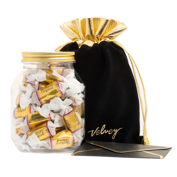 BLACK POUCH + WERTHER'S ORIGINAL® SOFT CARAMELS