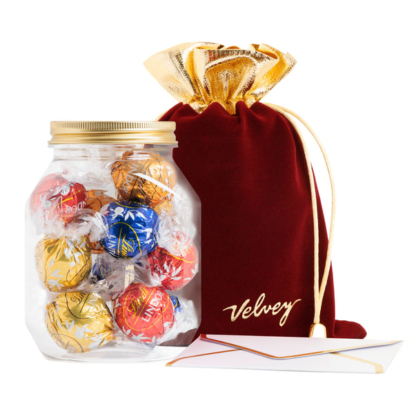 MAROON POUCH + LINDT® LINDOR TRUFFLES