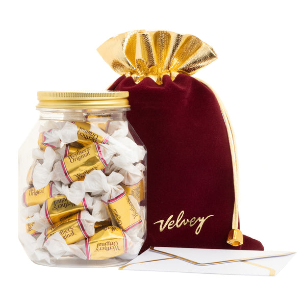 MAROON POUCH + WERTHER'S ORIGINAL® SOFT CARAMELS